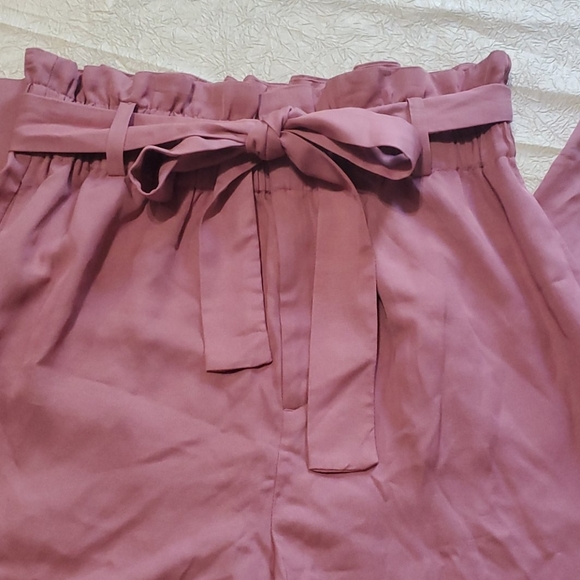 Point Sur By J Crew Pink Paper Bag Pants Size 14 - Picture 2 of 4